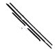 1977-79 Lincoln Mark V Outers Only Replacement Window Felts Whiskers Kit