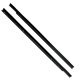 1984-88 Pontiac Fiero Outers Only Replacement Window Felts Whiskers Kit (2pcs)