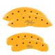 2014-2019 C7 Corvette Yellow Powder Coated Caliper Covers with Z51 Logo