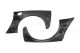 2005-2013 Corvette C6 ZR1 Style Carbon Fiber Rear Side Wide Body Fender Pair