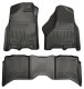 2009-2018 Dodge Ram Crew Cab Husky 99001 Front 2nd Row Black Floor Liners