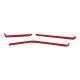 2020-2023 C8 Corvette Interior Dash Trim Accents - Gloss Red