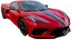 2020-2023 C8 Corvette Front to Back Dual Stripes - Matte Red