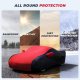 2014-2024 Corvette C7-C8 Heavy Duty Exterior All Weather Waterproof Outdoor Car Cover Red/Black