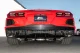 2020-2024 Corvette C8 Rear Bumper Add On Diffuser Lip Carbon Flash