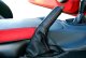 1997-2004 C5 Corvette Leather Emergency Brake Boot - Black W/Red Stitch