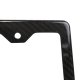 2020-2025 C8 Corvette License Plate Frame Carbon Fiber W/Red & White Z06 Logo