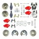 1965-1968 Chevrolet Biscayne Front and Rear Brake Conversion Kit The Right Stuff FSC664DCDZX