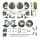 1967-1967 Pontiac Firebird Front and Rear Brake Conversion Kit The Right Stuff AFXSD42C