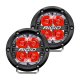 360-Series 4 Inch Led Off-Road Spot Beam Red Backlight Pair RIGID Industries 36112