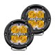 360-Series 4 Inch Led Off-Road Spot Beam Amber Backlight Pair RIGID Industries 36114