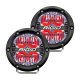 360-Series 4 Inch Led Off-Road Drive Beam Red Backlight Pair RIGID Industries 36116