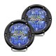 360-Series 4 Inch Led Off-Road Drive Beam Blue Backlight Pair RIGID Industries 36119