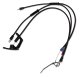 1989-1992 C4 Corvette Convertible Top Rear Bow Release Cable