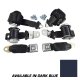 Seat Belts Lap & Shoulder - Dark Blue For 1972-1973 Corvette