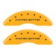 2014-2019 C7 Corvette Yellow Powder Coated Caliper Covers with Z51 Logo