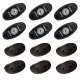 Rock Light Kit Amber Set of 6 Lights A-Series RIGID Industries 400293