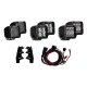 For 2017-18 Ford Raptor Fog Light Kit Includes Mounts and 6 D-Series RIGID Industries 41610