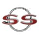 1964 Chevelle 'SS' Trunk Lid Emblem, Sold as Each