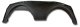 CCD Dash Pad Speaker Delete Charcoal For 1958 Corvette