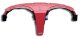 Classic Car Dashes Dash Cover- Red For 1963-1964 Corvette