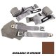 Bronze Lap & Shoulder Seat Belts Single Retractor For 1986-1987 Corvette