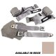 Beige Lap & Shoulder Seat Belts Single Retractor For 1992-1996 Corvette