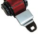 Red Lap & Shoulder Seat Belts Single Retractor For 1978-1982 Corvette