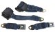 Navy Lap & Shoulder Seat Belts Single Retractor For 1978-1982 Corvette