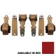 Seat Belts- Lap & Shoulder - Red For 1972-1973 Corvette