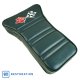 1969 C3 Corvette Center Armrest With Embroidered C3 Cross Flags - Green