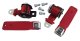 Seat Belts- Retractable Lap - Red For 1972-1977 Corvette