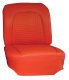 Vinyl Seat Covers- Red For 1956-1957 Corvette