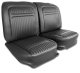 Vinyl Seat Covers- Charcoal For 1958 Corvette