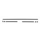 1964-1965 Chevelle 2-Door Hardtop Rear Window Trim, 7 Pieces