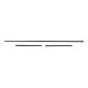 1964-1965 Chevelle 2-Door Hardtop Rear Window Trim, 3 Pieces