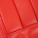 Leather Seat Covers- Red For 1968 Corvette