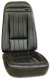 Leather Seat Covers Black 100%-Leather For 1970-1971 Corvette