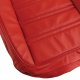 Leather Seat Covers- Red 100%-Leather For 1972 Corvette