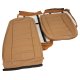 Leather Seat Covers Medium Saddle 100%-Leather For 1973-1974 Corvette