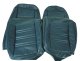 Leather Seat Covers Bluegreen Leather/Vinyl Original For 1976 Corvette