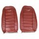 Embroidered OE Style Seat Covers Saffron Leather/Vinyl For 1978 Corvette