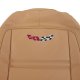 Embroidered OE Style Seat Covers Doeskin Leather/Vinyl For 1978 Corvette