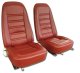 Leather Seat Covers Firethorn 100%-Leather For 1976 Corvette