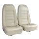 Leather Seat Covers White 100%-Leather For 1976-1977 Corvette