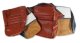 Leather Seat Covers Cinnabar Leather/Vinyl Original 2" Bolster For 81 Corvette