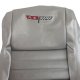 Embroidered OE Style Seat Covers Silver Leather/Vinyl w/ 2" Bolster For 81 Corvette