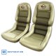 Embroidered 100% Leather Seat Covers Collector w/ 2" Bolster For 82 Corvette