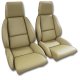 Leather Seat Covers- Saddle Standard For 1984-1987 Corvette