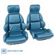 Leather Seat Covers- Blue Sport For 1989 Corvette